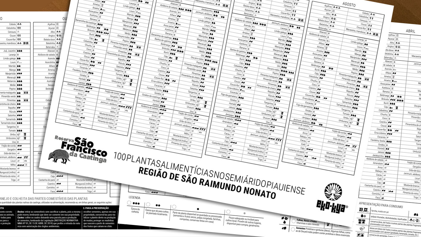 Calendario Reserva São Francisco da Caatinga